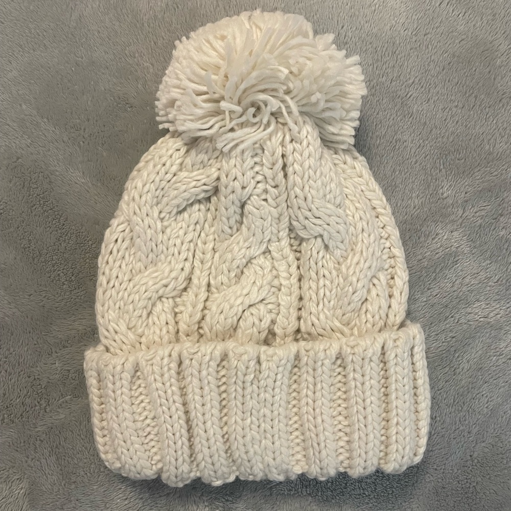 Chunky knit hat